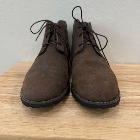 5.11 Tactical Mission Ready Mens Size 13 Chukka Boots Brown Leather Vibram Sole - Picture 4 of 9